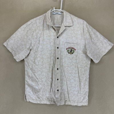 Disney Parks Mickey Mouse In Paradise Hawaiian Shirt Men's Medium Aloha Tropical