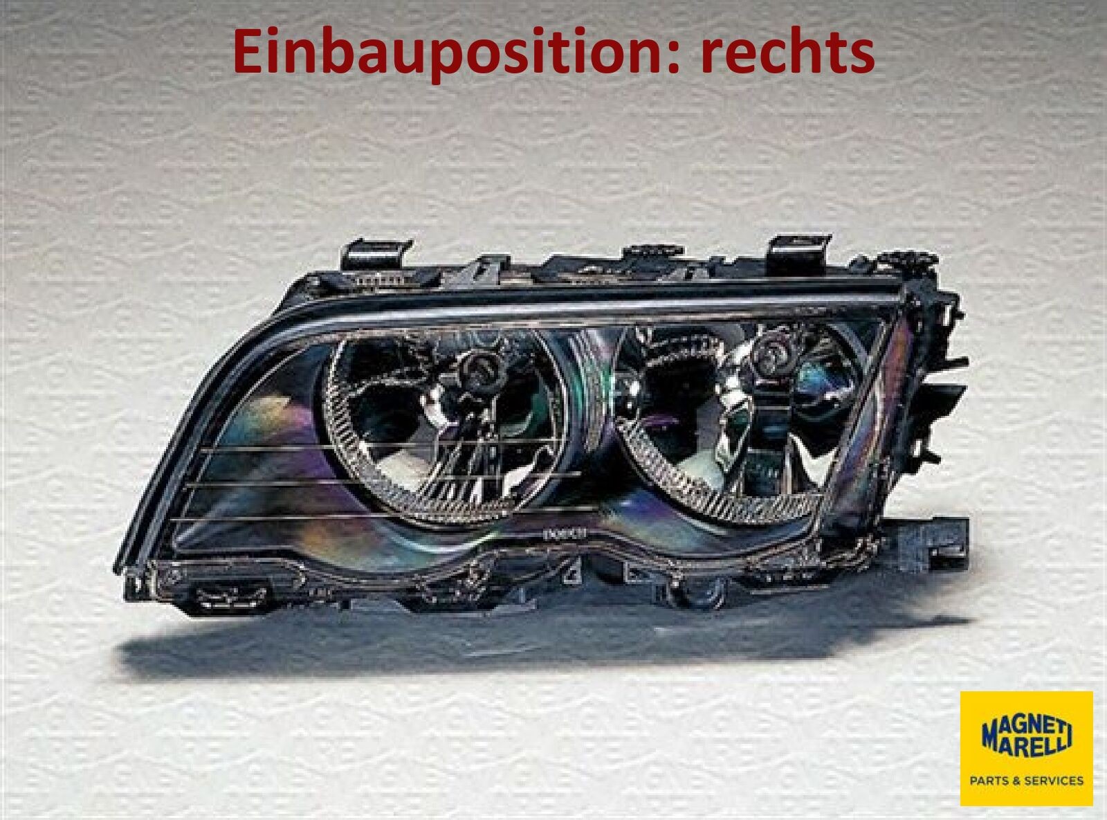 MAGNETI MARELLI 710301089206 Hauptscheinwerfer rechts Scheinwerfer für BMW