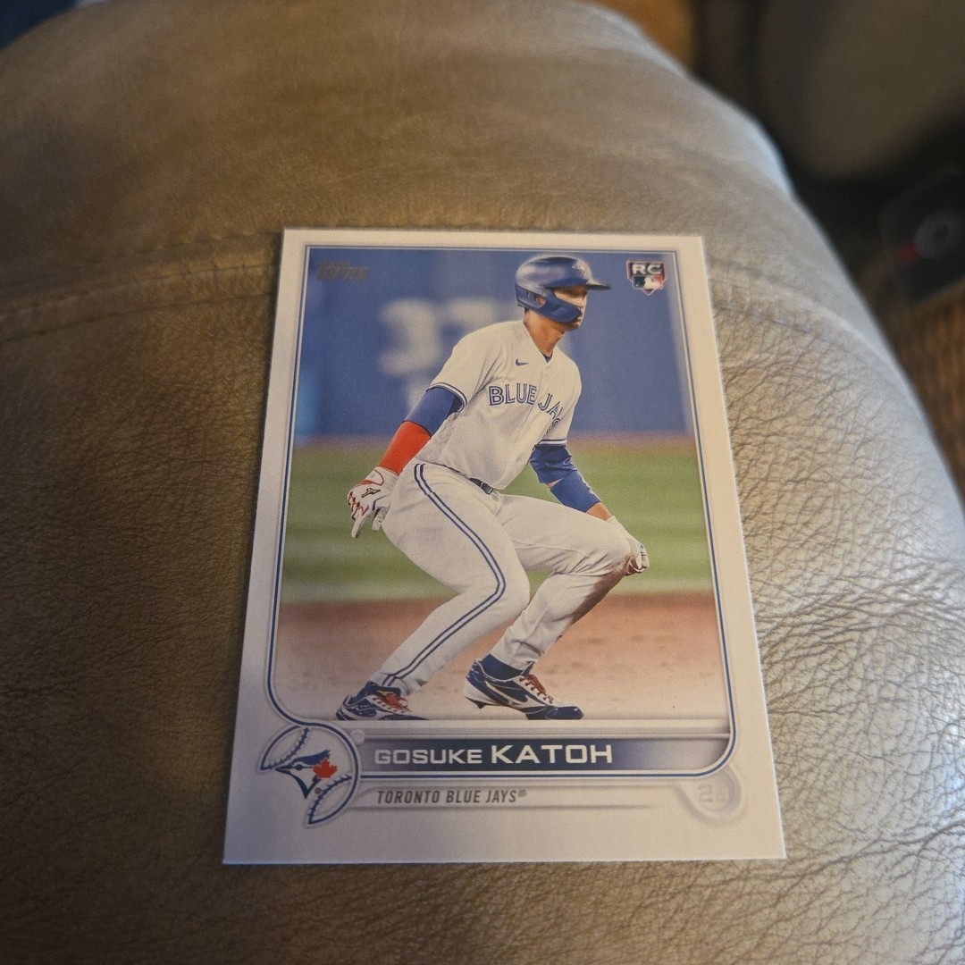 2022 Topps Update Gosuke Katoh #US41 RC Toronto Blue Jays