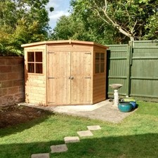 8 x 8 Corner Shed