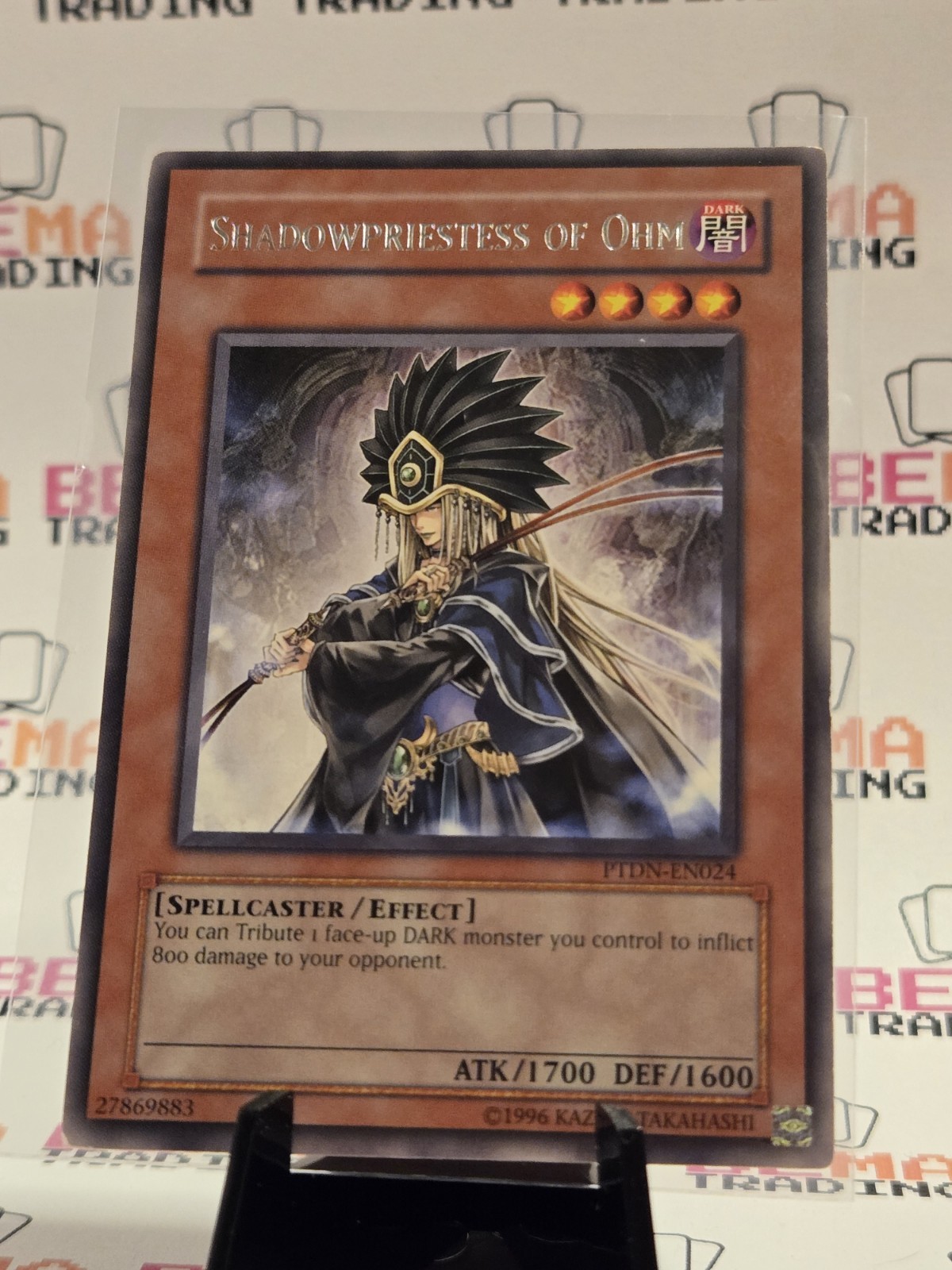 Shadowpriestess of Ohm PTDN-EN024 YuGiOh Phantom Darkness trading card — raw and PSA graded price guide