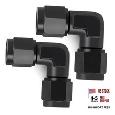 6AN Female to 6AN Female 90 Degree Swivel Coupler 6AN-90Degree-2Pcs Normal