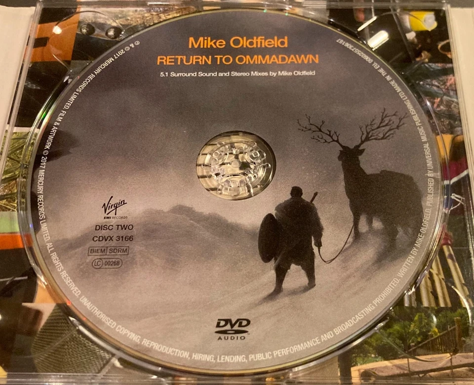 Mike Oldfield: RETURN TO OMMADAWN - CD + DVD - Deluxe Ed.- Virgin EMI 2017 - NM! - Bild 4 von 4