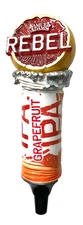 *NEW* SAM ADAMS - REBEL GRAPFRUIT IPA - BEER TAP HANDLE (SAMUEL) - GLASS