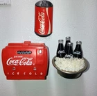 2 Piece Vintage Coca Cola Original Brand Refrigerator Magnets Plus 1 Can Magnet