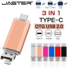 3 IN 1 High Speed OTG USB Flash Drive TYPE C Pen Drive 64GB 32GB 16GB 8GB Pendri