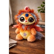 Magic Mixies Plush Toy Orange Fantasy Creature Moose Toys 2023 Stuffed Animal