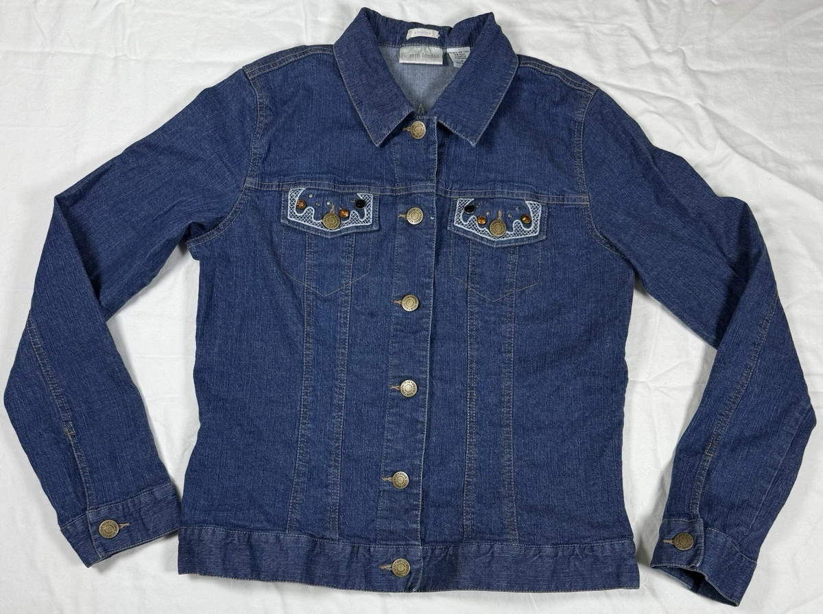 Aazon.co: LifeShe Chaquetas de ezclilla Peplu para ujer, cuello Aazon.co: LifeShe Chaquetas de ezclilla Peplu para ujer, cuello