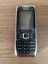 Nokia E51 Eseries Silber Akku und Ladekabel Handy Funktioniert 