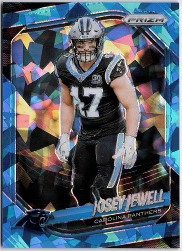 2025 Panini Prizm Football Blue Ice Josey Jewell #135