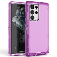 For Samsung Galaxy S Series Phone Case Shockproof Rugged Translucent Clear Cover