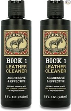 Leather Cleaner 8 oz 2 Pack - Clean Dirt, Oil, Sweat, Salt, and Water Sta