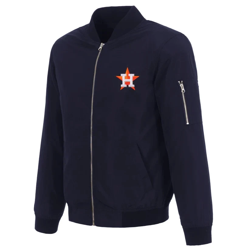 Houston Astros Nylon Bomber - Image 2 of 4