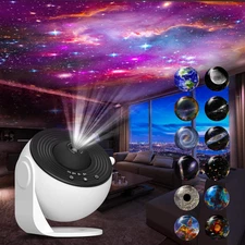 Galaxy Projector 13-in-1 with Timer and 360° Rotation for Bedroom Decor