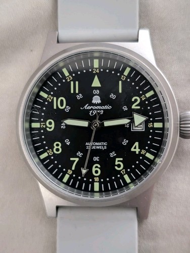 Aeromatic A1027 BlackX Automatic Aviator Watch - Picture 2 of 11