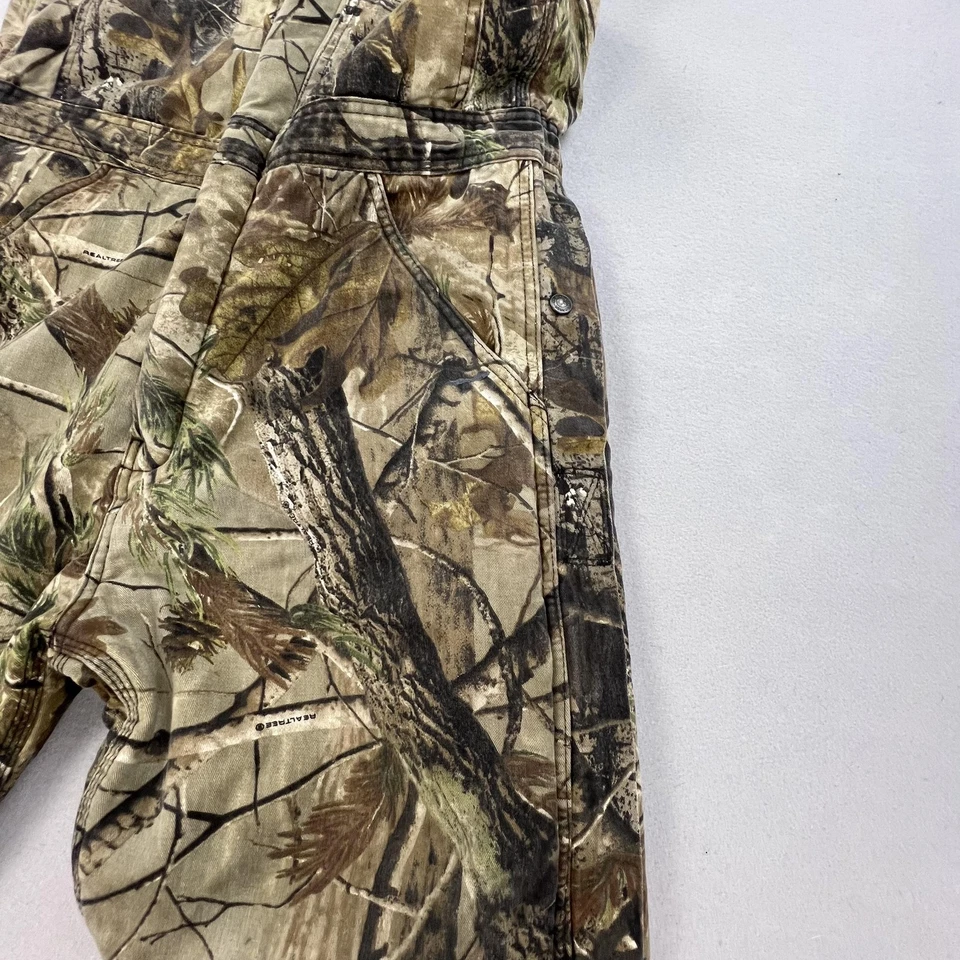 Mono con tirantes Schmidt Workwear para hombre mediano camuflaje aislado Realtree caza Foto 4 de 4