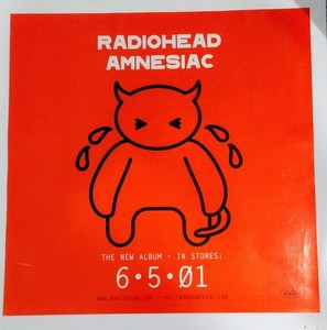 Radiohead Amnesiac Poster | eBay