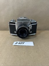 Rare Vintage Exakta VX IIa 35mm SLR Camera   Ihagee Dresden   Doiplan 50mm f/2