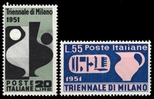 REPUBBLICA 1951 - IX triennale di Milano (MVLH*)