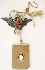 ANCIEN INSIGNE AIGLE AUTRICHIEN RARE 1898 À L'EMPEREUR FRANZ JOSEPH ANNIVERSAIRE