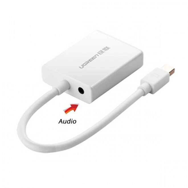 Mini DisplayPort Display Port to VGA Adapter Cable Microsoft Surface Macbook Pro - Image 2 of 3