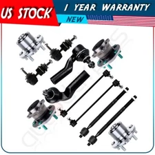 New 12 Set Wheel Bearing & Hub Assembly Suspension Kit For 2004 2005 Mazda 3