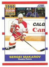 SERGEI MAKAROV 1990-91 SCORE SL CARD NEAR MINT+ CONDITION