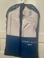 Perry Ellis Boy's White 5 Pc Suit Size 7. Communion, Wedding, Baptism, Etc