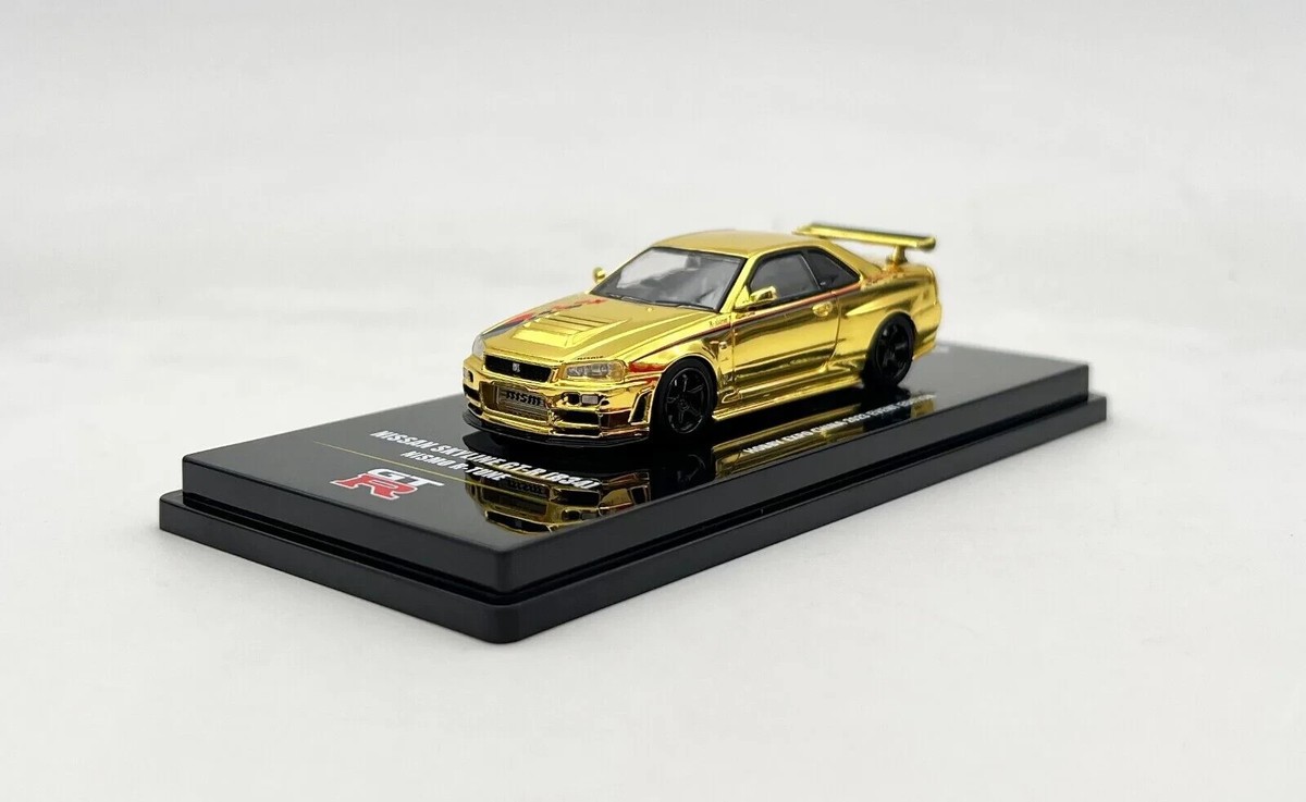 INNO64 1:64 Nissan Skyline GT-R R34 Hobby Expo CHINA 2023 Chrome 3
