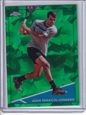 2021 Topps Chrome Sapphire #85 Juan Ignacio Londero Rookie GREEN /75 RC