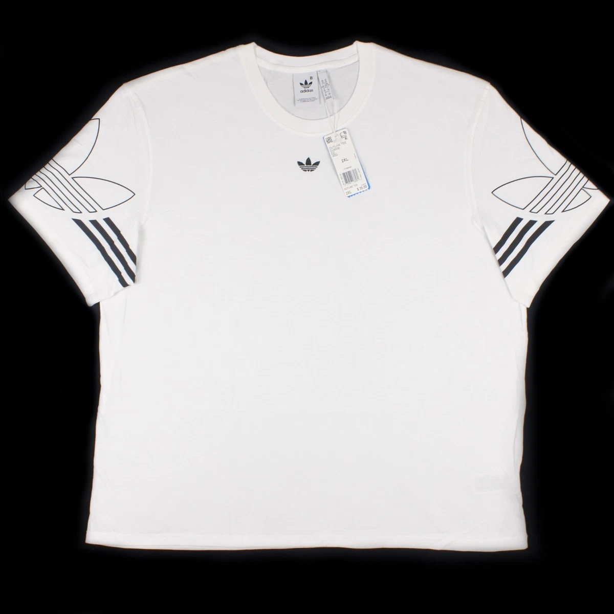 adidas Originals Trefoil Logo Short Sleeve T-Shirt DU8536 White |