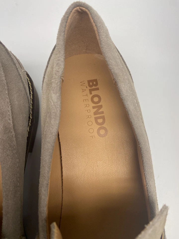 Mocasín para mujer Blondo de gamuza topo Penny talla 9,5 Foto 3 de 4
