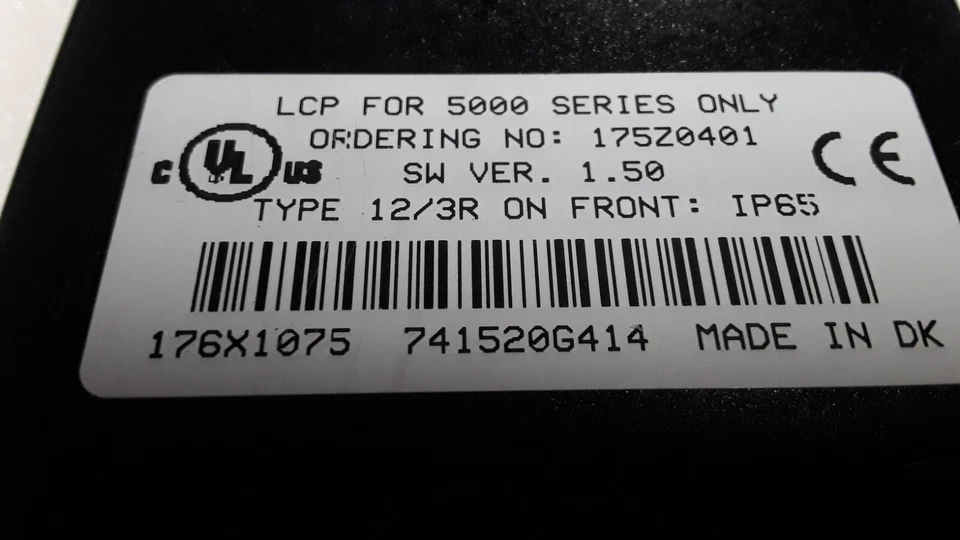 Panel de control lógico DANFOSS 175Z0401 741520G414 para serie 5000 solo TIPO 12/3R Foto 2 de 3