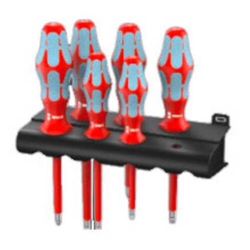 3165 I/6 VDE 6 PART CROSS CUT SCREWDRIVER KIT POZIDRIV-