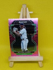 2022 Panini Prizm Draft Picks Michael Hobbs Neon Pink Velocity Prizm - Dodgers