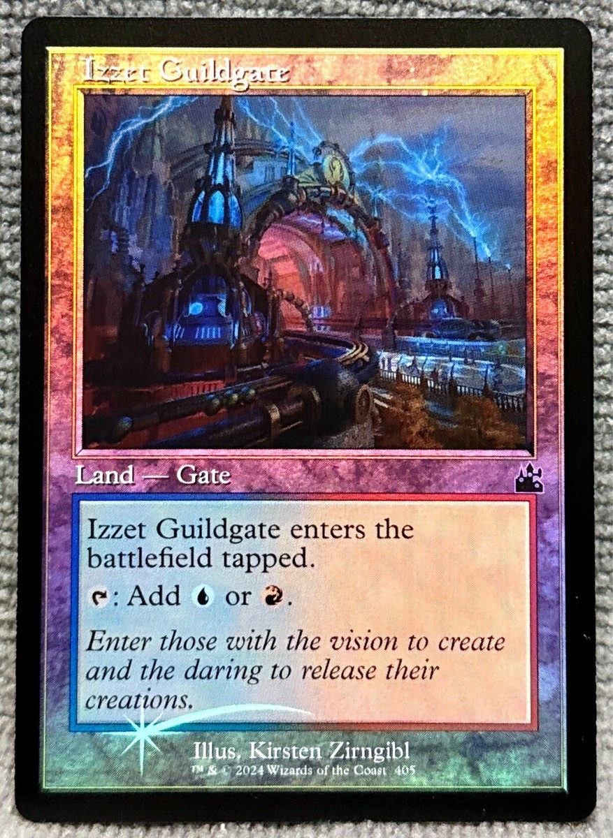 MTG Izzet Guildgate Foil Retro Frame 405 Ravnica Remastered