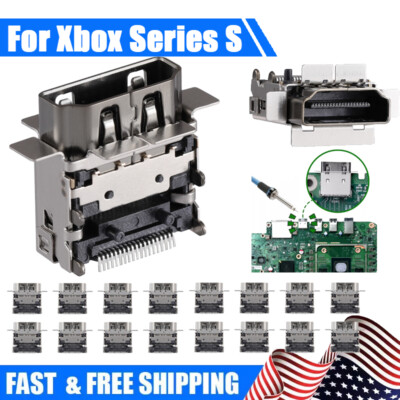 LOT HDMI Port Interface Socket Connector Replacement For Microsoft Xbox Series S