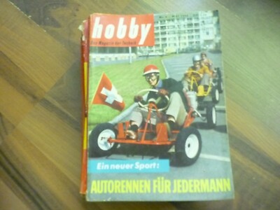 HOBBY Das Mazin der Technik Sammlerstück  Nr 5.   1960 Autorennen für Jedermann