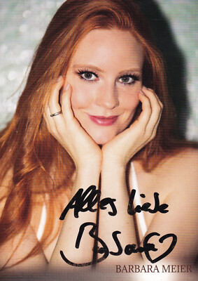 Autogramm - Barbara Meier