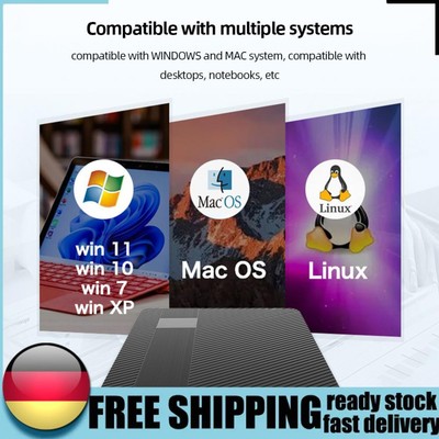 External CD DVD Drive Convenient Disk Reader Rewriter Drive Useful for Laptop PC