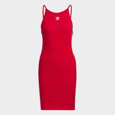 red adidas midi dress adidas Originals Adicolor Classics Summer Dress Women's Clothing : XL