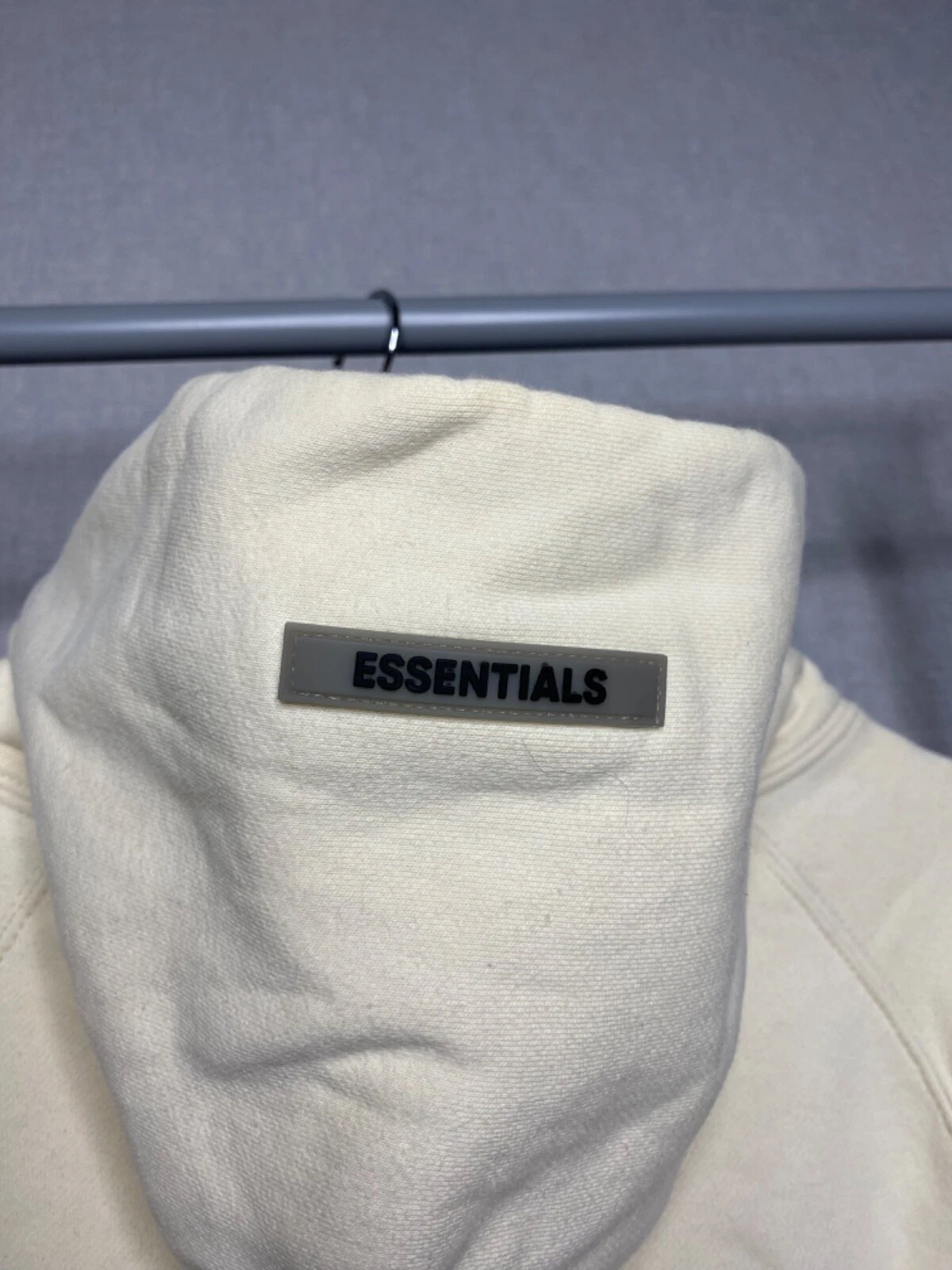 Felpa con cappuccio Essentials Fear Of Gods taglia S beige oversize