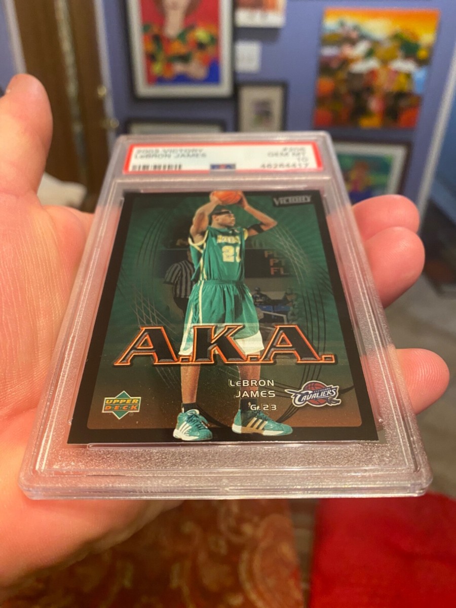 PSA 10 ROOKIE 2003 VICTORY LEBRON JAMES AKA POPULATION 7 PSA 10 ROOKIE 2003 VICTORY LEBRON JAMES AKA POPULATION 7