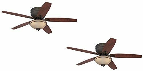 Westinghouse Traditional Carolina LED 52" Oil Rubbed Bronze Ceiling Fan- 2 Fans