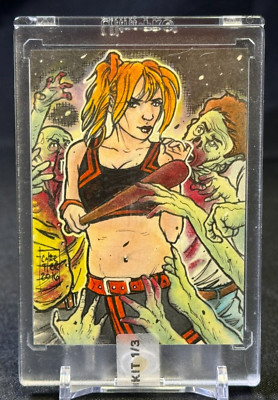 Juliet Lollipop Chainsaw Artist Sketch Encased Zombies