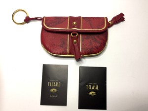 Alviero Martini Prima Classe Pochette Portachiavi Portafogli Donna Geo Red  Gold | eBay