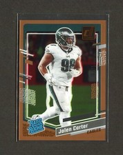 2023 Panini Clearly Donruss - #64 Jalen Carter [Orange] 16/75 Rated Rookie RC