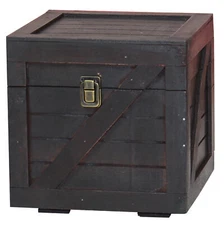 New Vintiquewise Stackable Wooden Cargo Crate Style Storage Chest