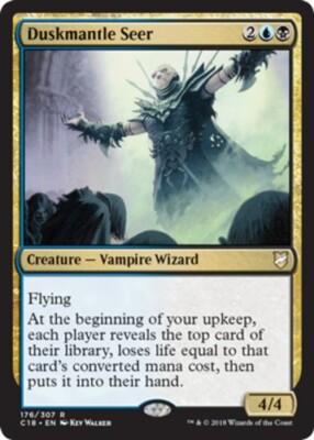 x1 Duskmantle Seer R MTG Commander 2018 M/NM, English