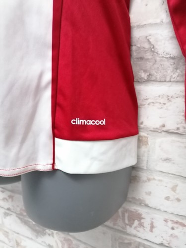 Adidas - Red & White Stripe - Sweatshirt -Football Jersey#18 - Small. - Picture 8 of 11